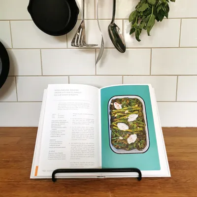 Cookbook stand cook book display recipe holder 
