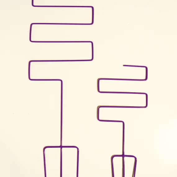 square plant support