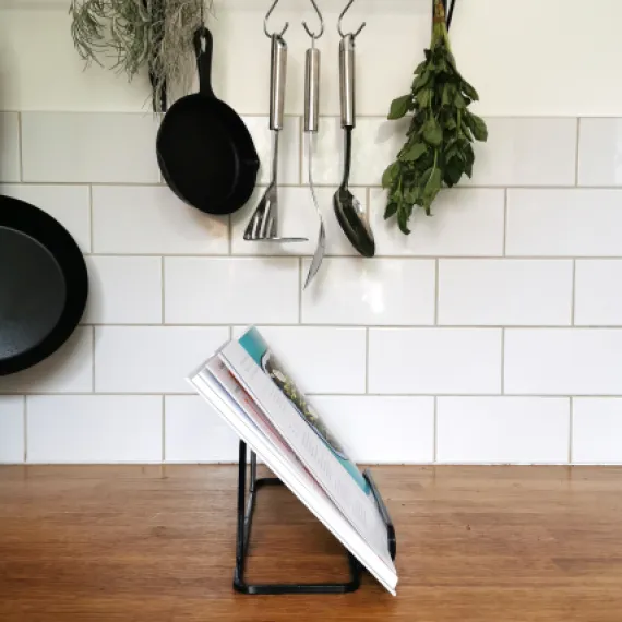 Cookbook stand cook book display recipe holder 