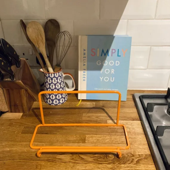 Cookbook stand cook book display recipe holder 