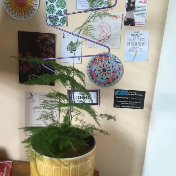 zigzag plant support