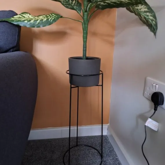 round plant stand